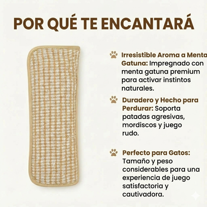 Michifresh: Brinquedo Arranhador de Sisal com Catnip