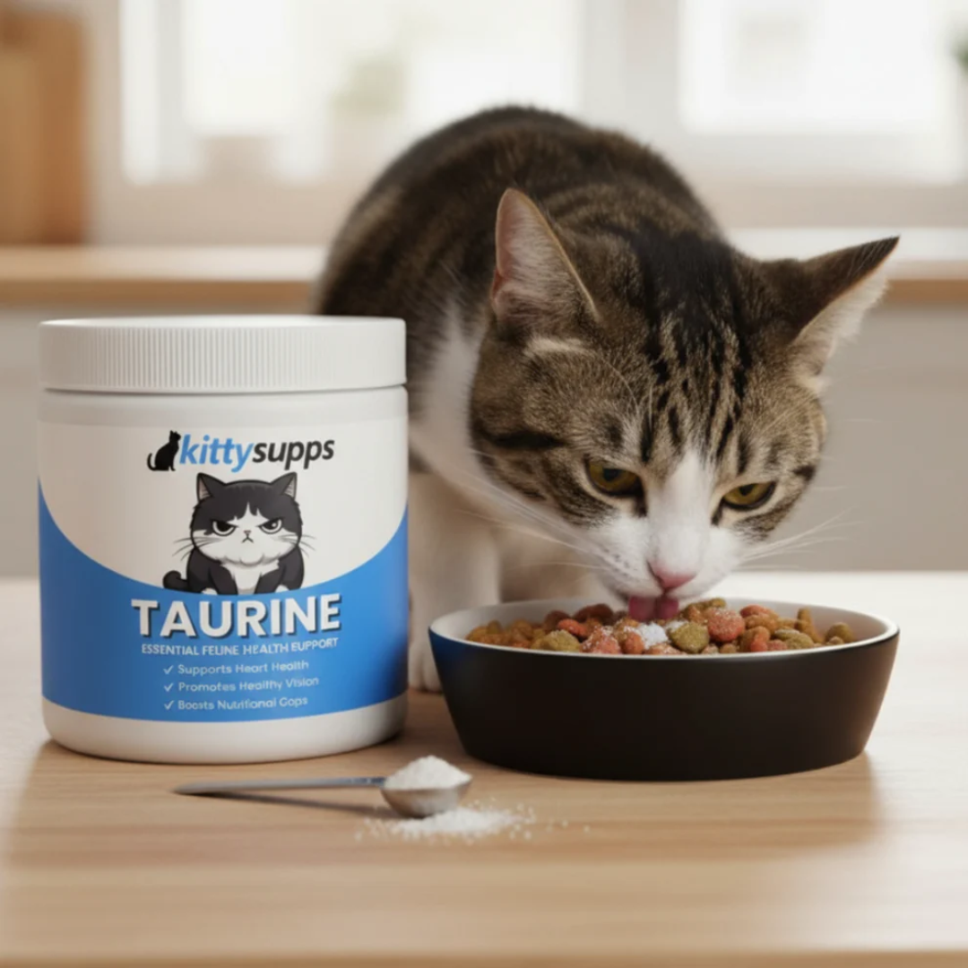 Mycure-Pet™ Taurina para Gatos | Apoyo para Corazón, Visión y Energía