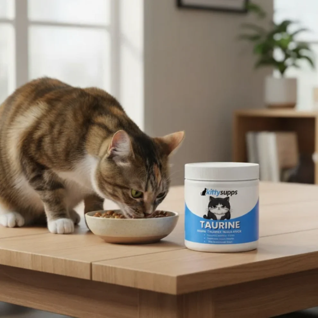 Mycure-Pet™ Taurina para Gatos | Apoyo para Corazón, Visión y Energía