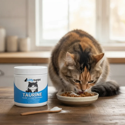 Mycure-Pet™ Taurina para Gatos | Apoyo para Corazón, Visión y Energía