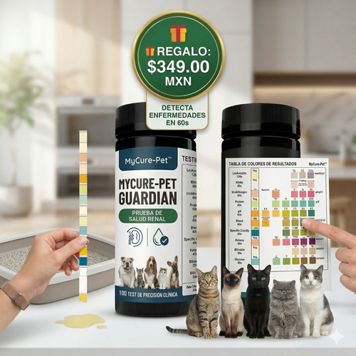 MyCure-Pet™ Guardian: Prueba de Salud Renal (100 Test)