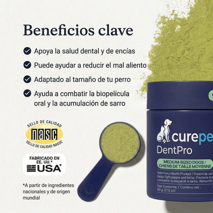 Canident Polvo Dental para Perros – Removedor de Placa Natural a base de Algas Marinas para Perros